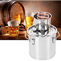 EBTOOLS Destilador de Agua de Acero Inoxi- Multifuncional con Tubo de Cobre + Termómetro Integrado + Válvula de Escape…
